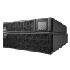 APC Smart-UPS On-Line, 8kVA/8kW, stelažinis/bokštinis, 230V, 2x IEC C13+1x IEC C19+Hard wire 3 laidai (H+N+E) lizdai, tinklo kortelė, be bėgelių komplekto