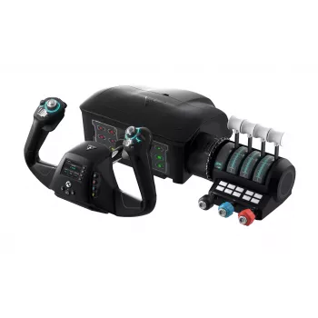 Vairas su pedalais ir droseliu Turtle Beach VelocityOne Flight Black USB analoginis skaitmeninis PC Xbox