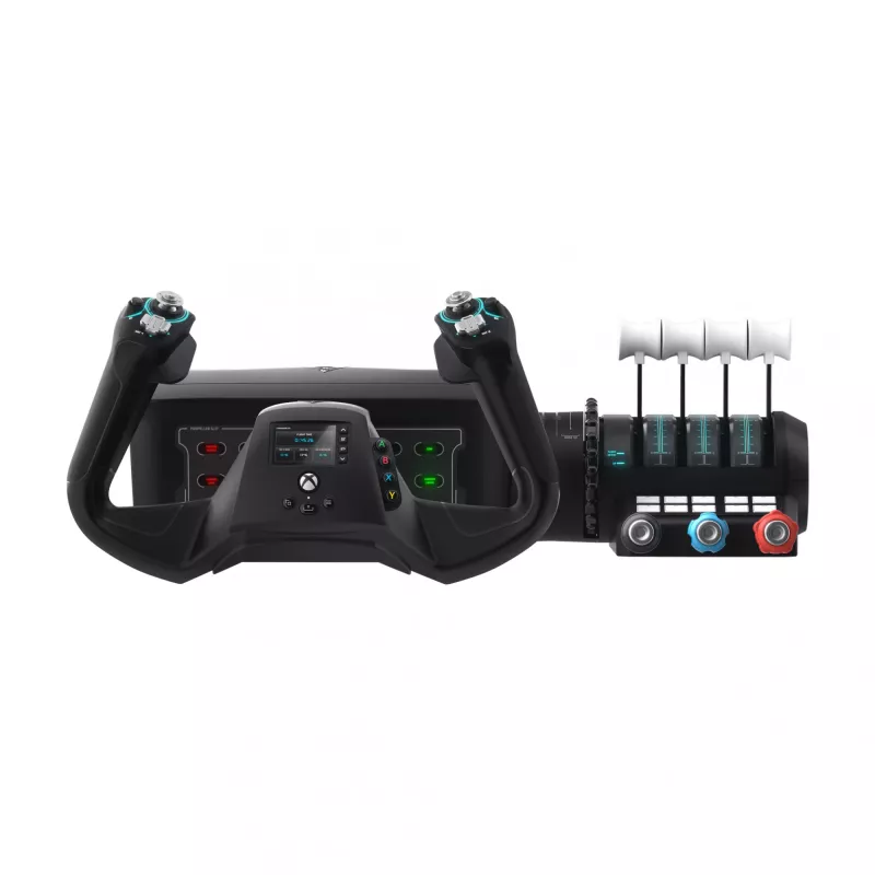 Vairas su pedalais ir droseliu Turtle Beach VelocityOne Flight Black USB analoginis skaitmeninis PC Xbox
