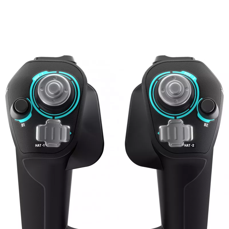 Vairas su pedalais ir droseliu Turtle Beach VelocityOne Flight Black USB analoginis skaitmeninis PC Xbox