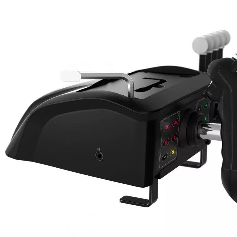 Vairas su pedalais ir droseliu Turtle Beach VelocityOne Flight Black USB analoginis skaitmeninis PC Xbox