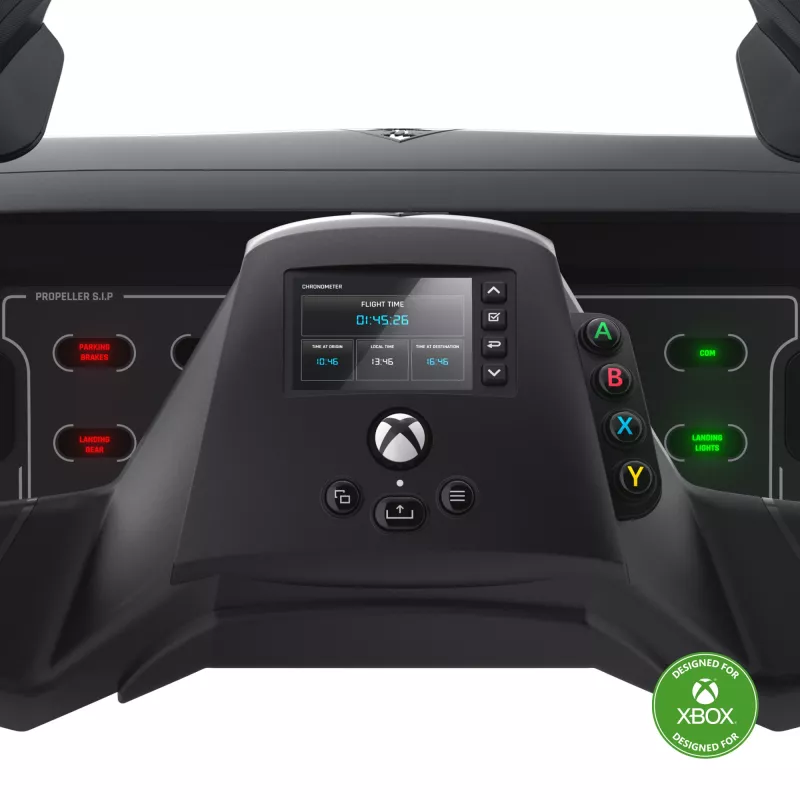 Vairas su pedalais ir droseliu Turtle Beach VelocityOne Flight Black USB analoginis skaitmeninis PC Xbox
