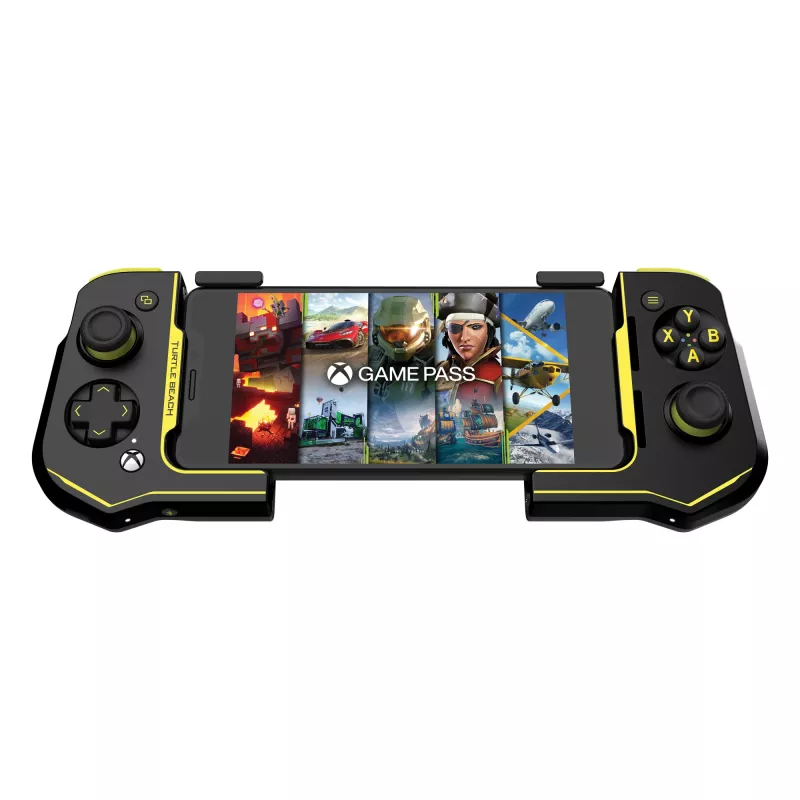 Žaidimų pultas Turtle Beach Atom juodas geltonas Bluetooth Android belaidis
