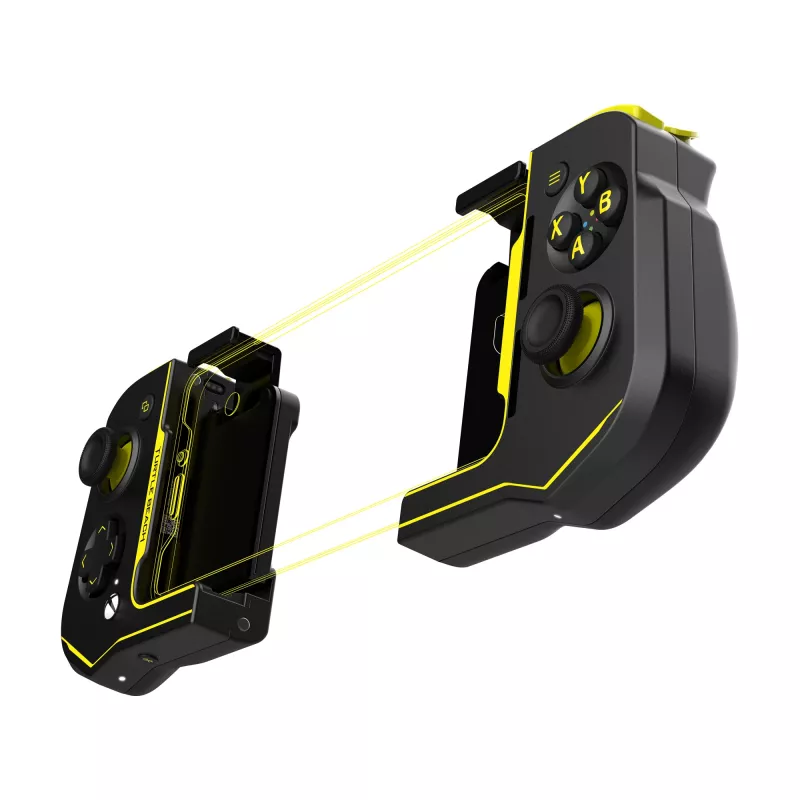 Žaidimų pultas Turtle Beach Atom juodas geltonas Bluetooth Android belaidis