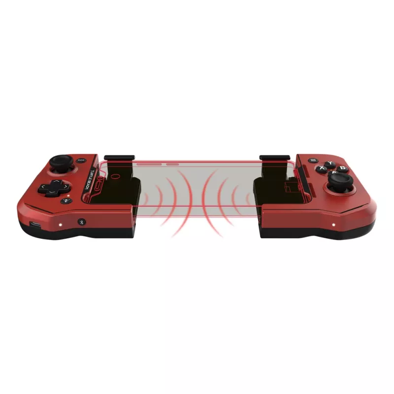 Žaidimų pultelis Turtle Beach Atom juodas raudonas Bluetooth Android belaidis