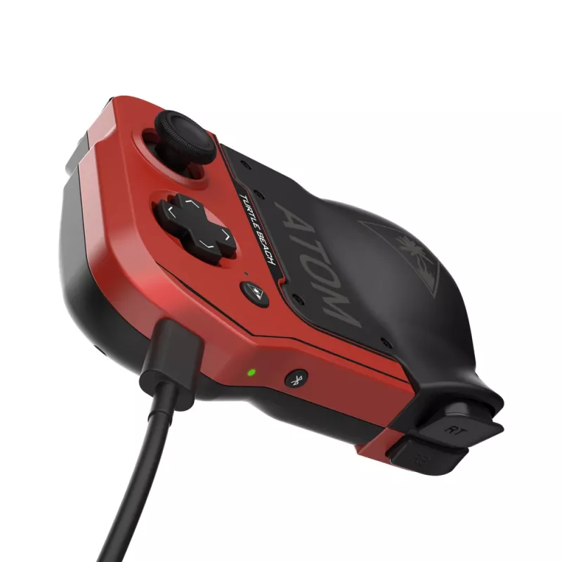 Žaidimų pultelis Turtle Beach Atom juodas raudonas Bluetooth Android belaidis