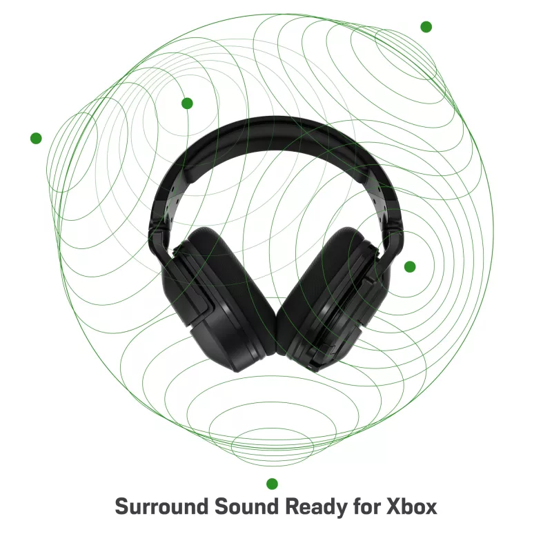 Ausinės Turtle Beach Stealth 600 Gen 2 MAX — laidinės ir belaidės, USB-C, uždengiančios ausis, 20–20000 Hz, Juodos