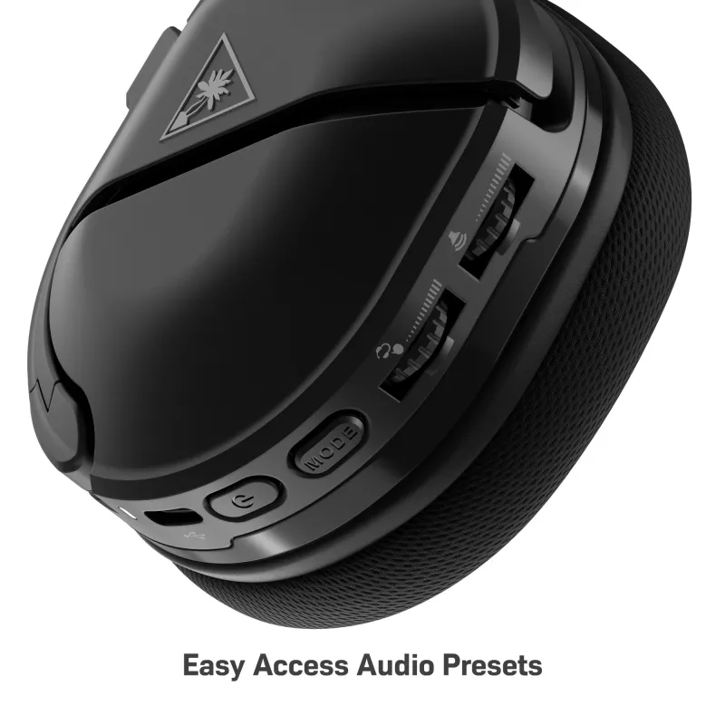 Ausinės Turtle Beach Stealth 600 Gen 2 MAX — laidinės ir belaidės, USB-C, uždengiančios ausis, 20–20000 Hz, Juodos