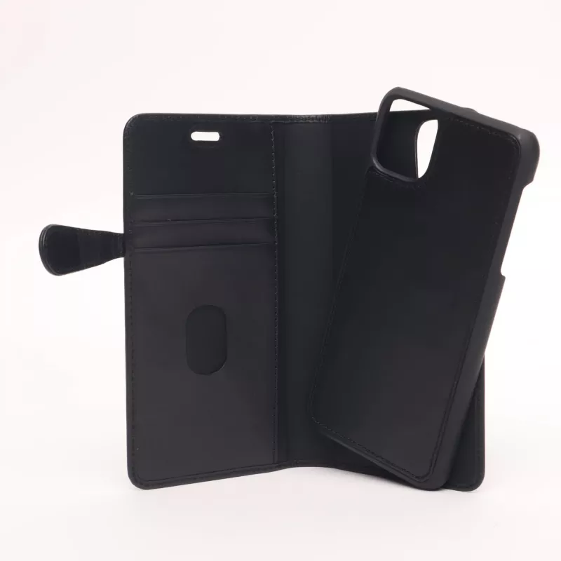 Buffalo 590012 dėklas iPhone 11 piniginės tipo, juodos spalvos