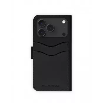 iDeal of Sweden Magnet Wallet+ MagSafe dėklas iPhone 17 Pro Juodas
