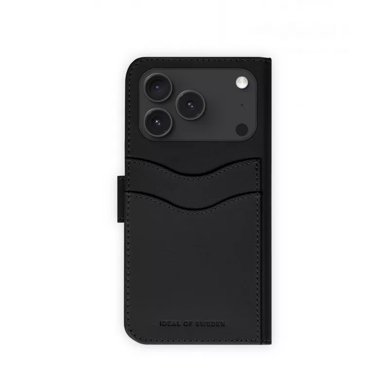 iDeal of Sweden Magnet Wallet+ MagSafe dėklas iPhone 17 Pro Juodas