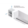 Multibrackets M 1:1 rankomis valdomas projektoriaus ekranas 200x200, 112 colių White Edition