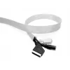 Kabelių kojinė ritinyje MULTIBRACKETS M Universal, sidabrinė, 40 mm plotis × 50 m ilgis, poliesteris, -15–65 °C