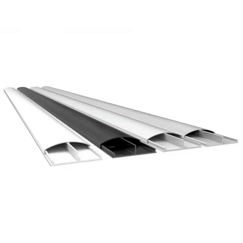Multibrackets M kabelių kanalas SS juodas 75 mm plotis - 1600 mm ilgis