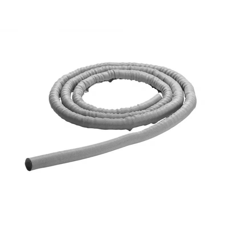 Kabelių kojinė Multibrackets M Universal Self‑wrapping 19 mm sidabrinė 25 m, poliesteris, -50–150°C