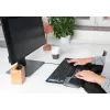 Mousetrapper Delta Mouse Grey Extended USB-A – ergonominė pelė su valdymo juosta