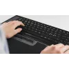 Mousetrapper Delta Mouse Grey Extended USB-A – ergonominė pelė su valdymo juosta