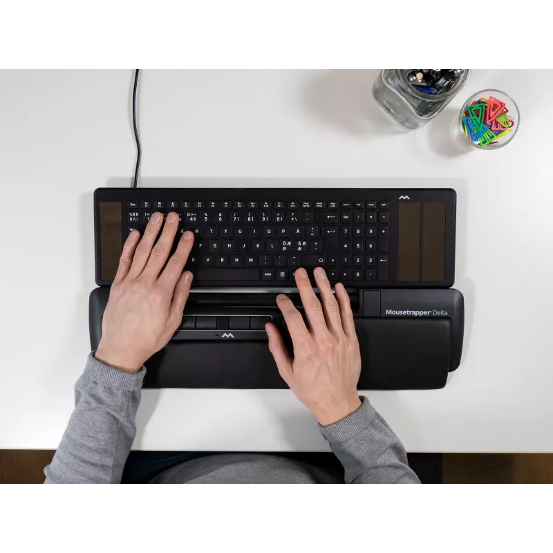 Pelė Mousetrapper Delta Mouse Black Extended USB-A