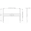 Multibrackets M Universal Fiksuotas Sieninis Laikiklis SD MAX 1200x900