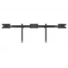 Triple monitorio stovo praplėtimo rinkinys MULTIBRACKETS M VESA 3 ekranams 24–32 col. iki 24 kg, aliuminis/plastikas, juodas