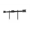 Triple monitorio stovo praplėtimo rinkinys MULTIBRACKETS M VESA 3 ekranams 24–32 col. iki 24 kg, aliuminis/plastikas, juodas