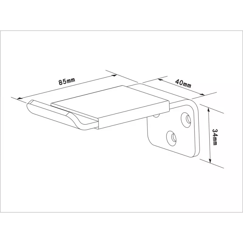 Laikiklis ausinėms Multibrackets M Headset Holder Wall White