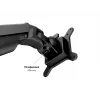 Monitoriaus ranka MULTIBRACKETS M VESA Gas Lift Arm Quad Black HD — spaustuvas/varžtas, 84 kg, VESA 75×75–100×100, 15–32 colių, pakreipimas -45°–75°