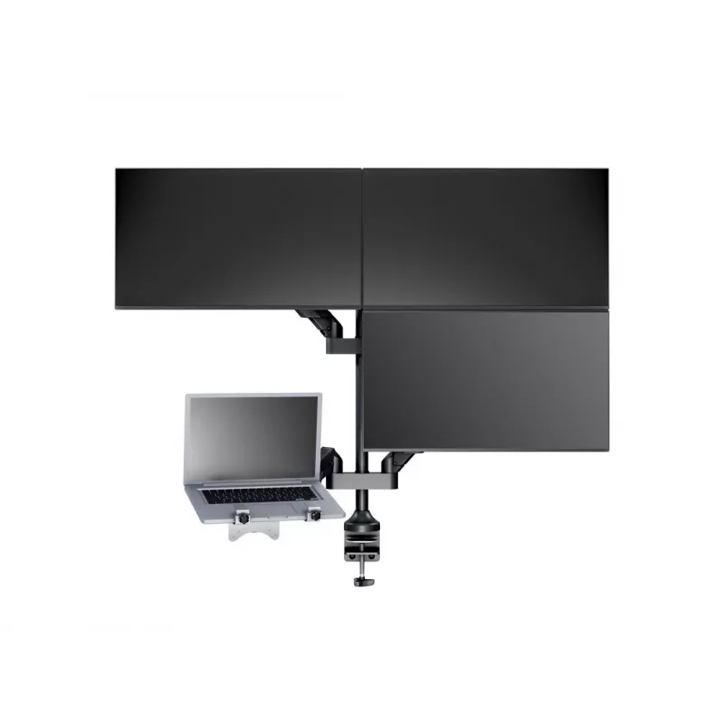 Monitoriaus ranka MULTIBRACKETS M VESA Gas Lift Arm Quad Black HD — spaustuvas/varžtas, 84 kg, VESA 75×75–100×100, 15–32 colių, pakreipimas -45°–75°