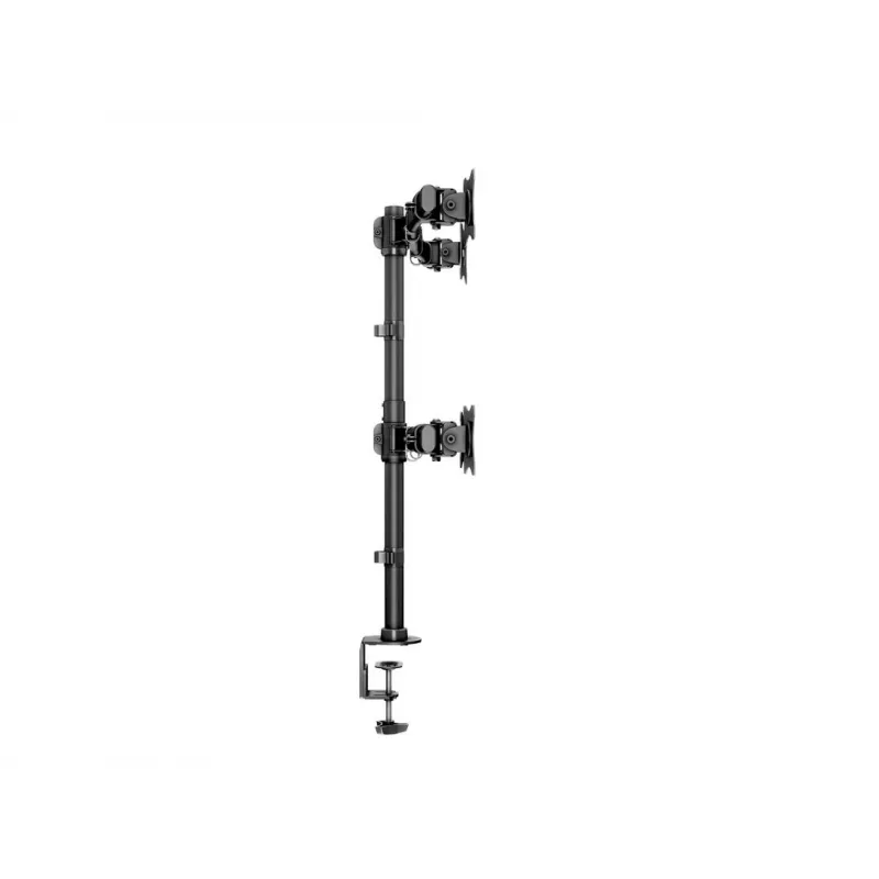 Multibrackets M Deskmount Basic Quad laikiklis monitoriui, spaustuvas/varžtinis, 32 kg, 38,1 cm (15 col.), 68,6 cm (27 col.), 100 x 100 mm, juodas