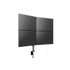 Multibrackets M Deskmount Basic Quad laikiklis monitoriui, spaustuvas/varžtinis, 32 kg, 38,1 cm (15 col.), 68,6 cm (27 col.), 100 x 100 mm, juodas