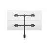 Multibrackets M Deskmount Basic Quad laikiklis monitoriui, spaustuvas/varžtinis, 32 kg, 38,1 cm (15 col.), 68,6 cm (27 col.), 100 x 100 mm, juodas