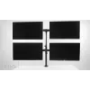 Multibrackets M Deskmount Basic Quad laikiklis monitoriui, spaustuvas/varžtinis, 32 kg, 38,1 cm (15 col.), 68,6 cm (27 col.), 100 x 100 mm, juodas