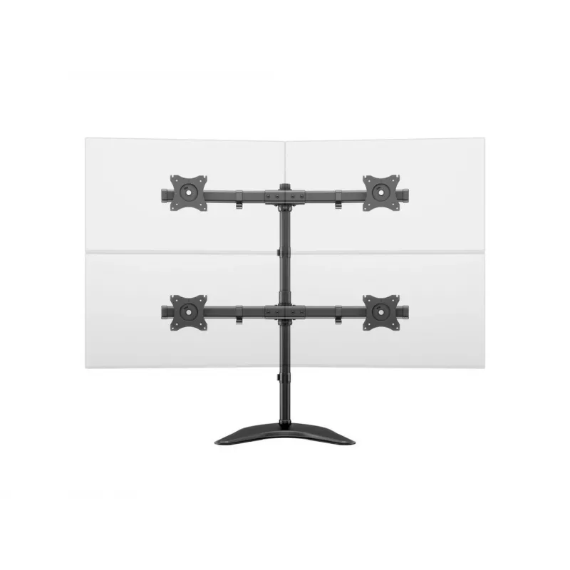 Multibrackets M Deskstand Basic Quad laisvai pastatomas monitorių stovas 32 kg 15-27 col.
