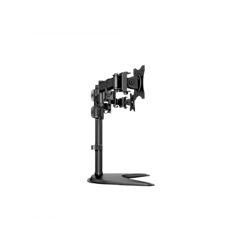 Monitorų stovas MULTIBRACKETS M Deskstand Basic Triple — 3 vietų, VESA 75x75–100x100, iki 24 kg, 15–27 colių ekranams, juodas