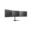 Monitorų stovas MULTIBRACKETS M Deskstand Basic Triple — 3 vietų, VESA 75x75–100x100, iki 24 kg, 15–27 colių ekranams, juodas