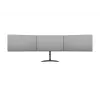 Monitorų stovas MULTIBRACKETS M Deskstand Basic Triple — 3 vietų, VESA 75x75–100x100, iki 24 kg, 15–27 colių ekranams, juodas