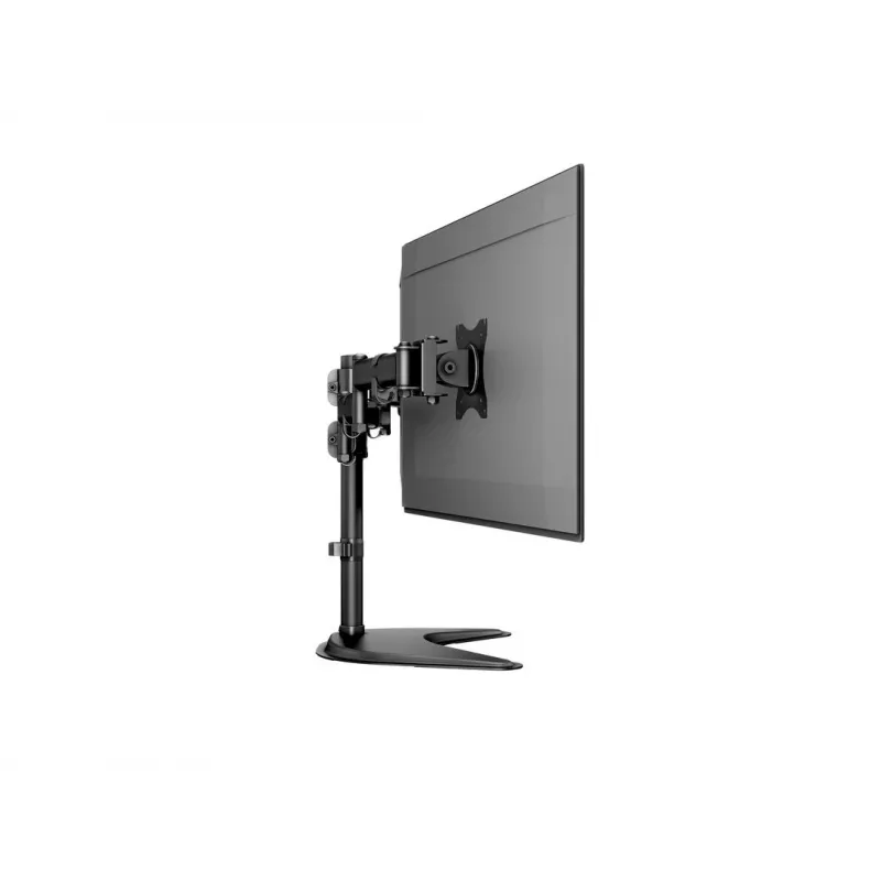 Monitorų stovas MULTIBRACKETS M Deskstand Basic Triple — 3 vietų, VESA 75x75–100x100, iki 24 kg, 15–27 colių ekranams, juodas