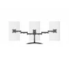 Monitorų stovas MULTIBRACKETS M Deskstand Basic Triple — 3 vietų, VESA 75x75–100x100, iki 24 kg, 15–27 colių ekranams, juodas