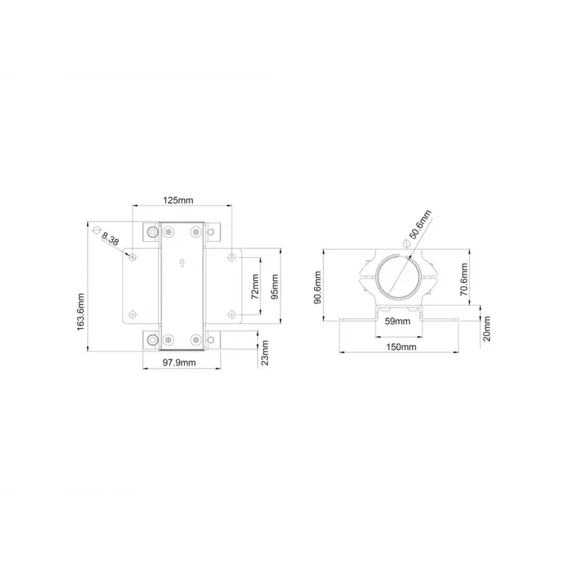 Multibrackets M Pro Series – spaustuvas stulpui