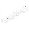 Railio prailginimas Multibrackets M Pro Series aliuminis 180 mm