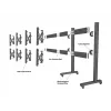 Railio prailginimas Multibrackets M Pro Series aliuminis 180 mm