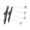 Laikiklio ranka plokščiaekraniams MULTIBRACKETS M Pro Series Tilt Arms 400mm, juoda, aliuminis/plienas, 2 vnt.