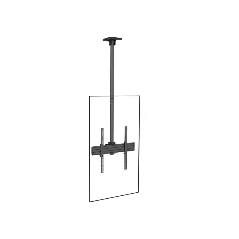 Ploščiojo ekrano tvirtinimo rankena Multibrackets M Pro Series fiksuota 600 mm, plieninė, juoda, 2 vnt. pakuotė