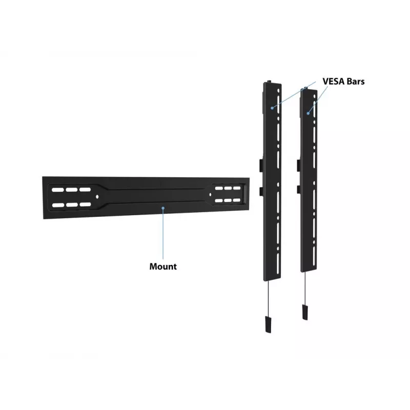 Multibrackets M VESA sieninis laikiklis Super Slim Fixed 600 MAX 35 kg 32-100 col.