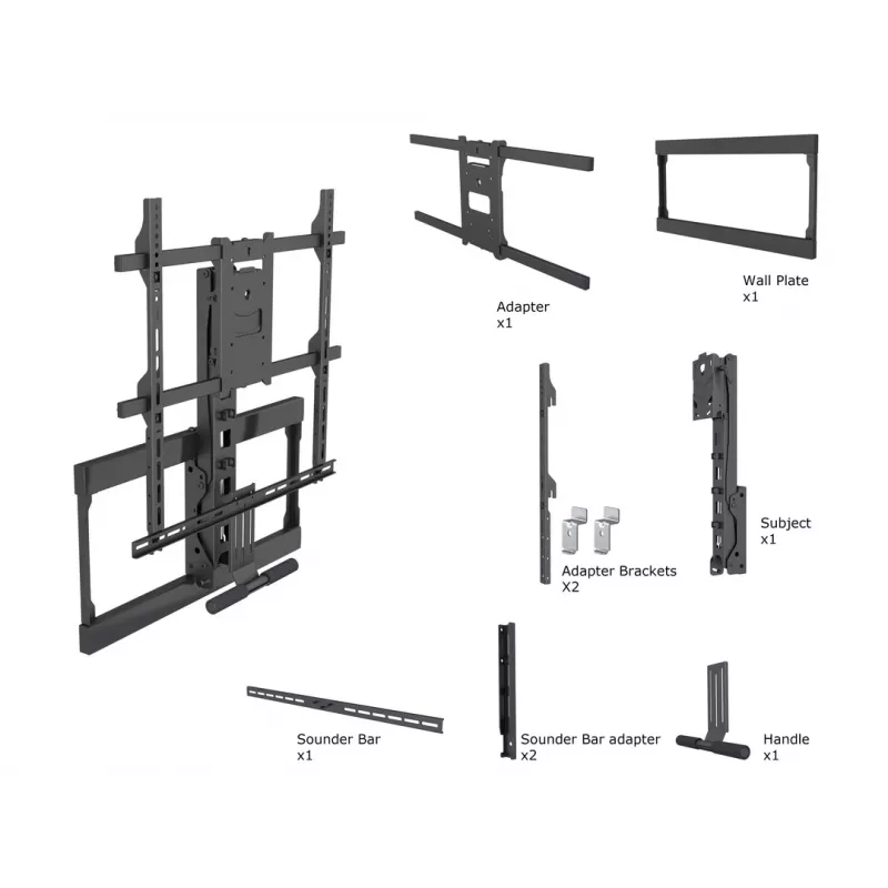 TV laikiklis Multibrackets M Pull Down Full Motion Flexarm