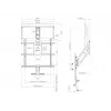 TV laikiklis Multibrackets M Pull Down Full Motion Flexarm