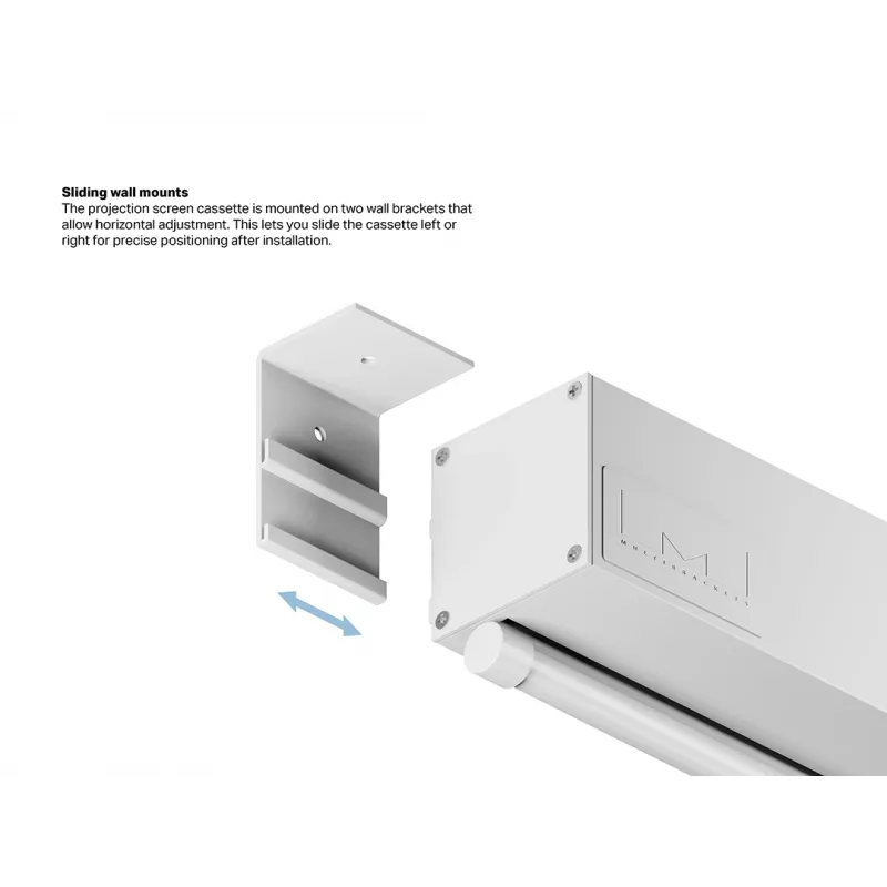 Multibrackets M 1:1 rankinė projekcinė drobė 240x240, 135 colių White Edition