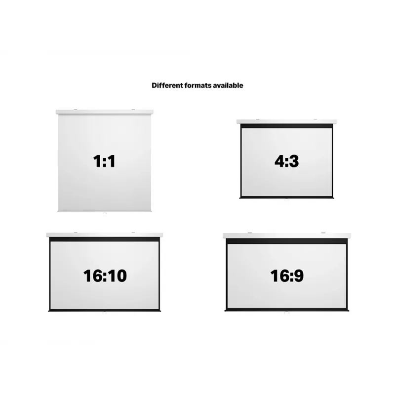 Multibrackets M 1:1 rankinė projekcinė drobė 240x240, 135 colių White Edition
