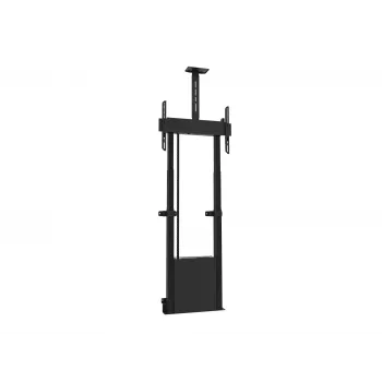 Multibrackets M motorizuotas grindinis stovas juodas 120 kg su lentyna kamerai