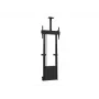 Multibrackets M motorizuotas grindinis stovas juodas 120 kg su lentyna kamerai